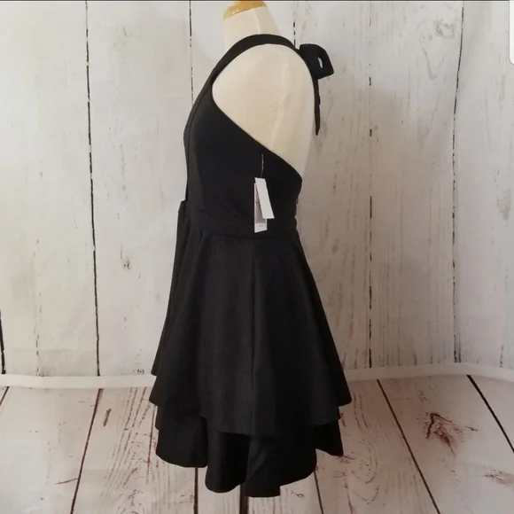 KALANI HILLIKER for Alyce Criss Cross Halter Dress - Picture 3 of 7